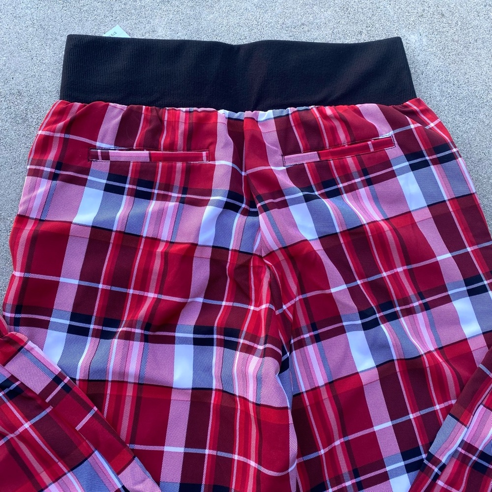 New York & Co. Plaid High Waist Jogger Pant - Picture 12 of 16